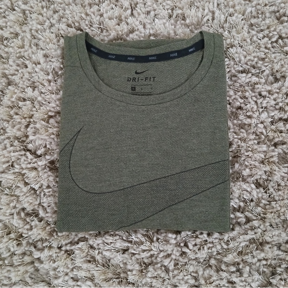 Nike Dri-FIT Dark Green Tee